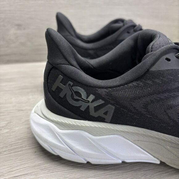 Hoka One One Arahi 6 Running Shoes Womens Sz 7 B Black Gray Athletic Sneakers LN - Picture 13 of 14